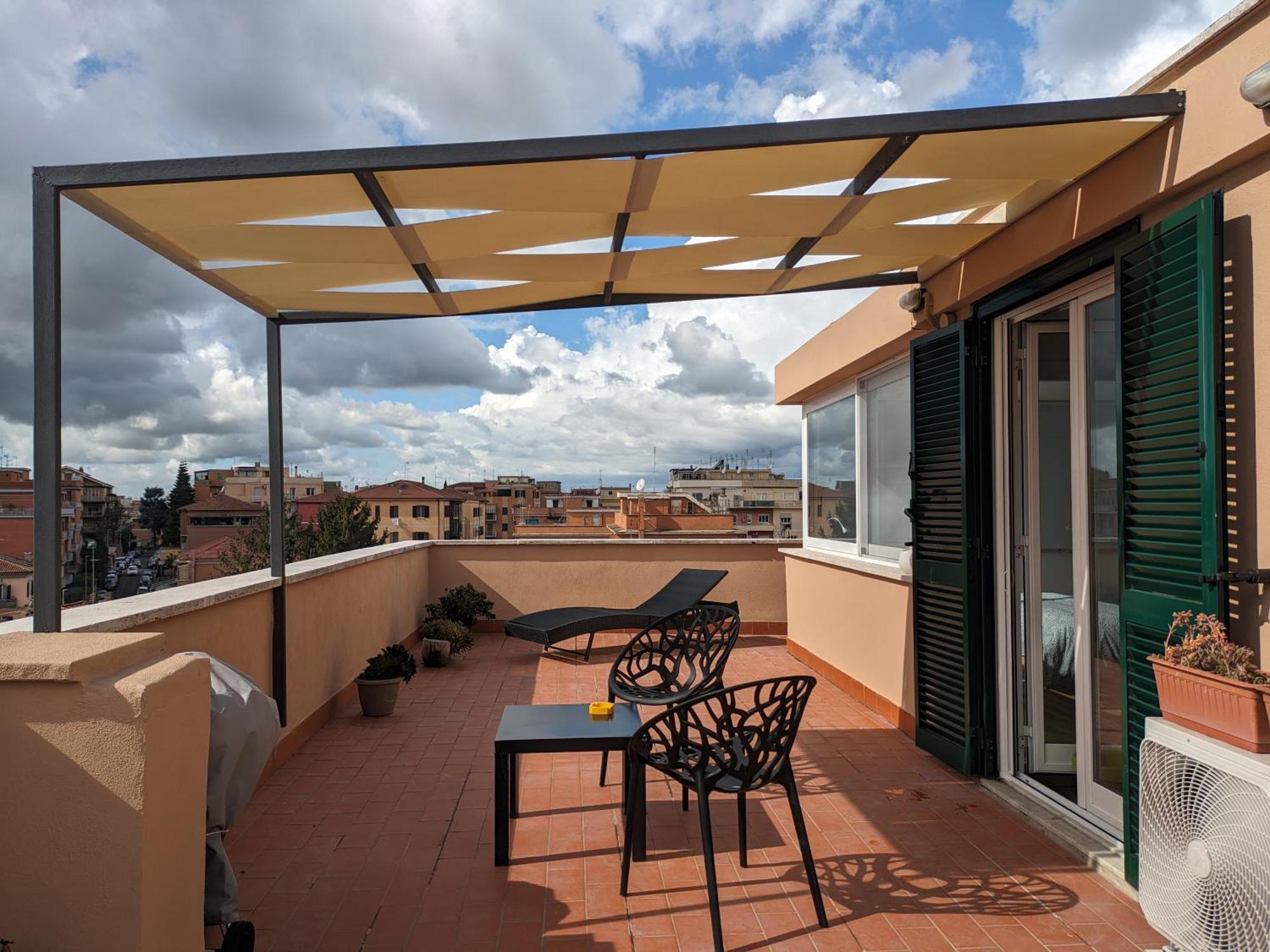 Casetta Sole, Superattico Con Terrazzo Vicino San Pietro, New Rome Exterior photo